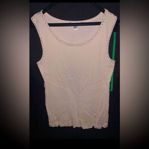 HANNAH CREAM Tank Size L